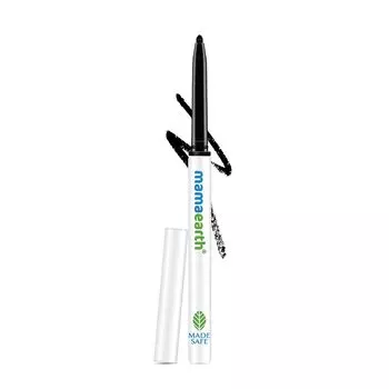 Mamaearth Long Stay Kajal Black Retractable Waterproof, с витамином C и ромашкой, угольно-черный, матовая отделка Pack of 1