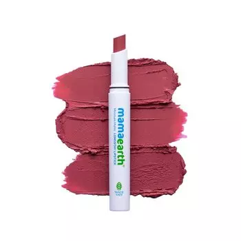 Mamaearth Moisture Matte Longstay Lipstick с маслом авокадо и витамином Е для стойкости до 12 часов 05 Bubblegum Nude