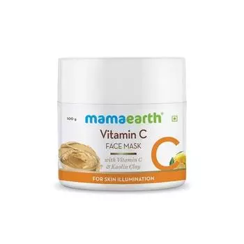 Mamaearth Vitamin C Face Mask с витамином С и каолиновой глиной для осветления кожи - 100 г
