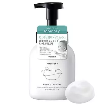 Mamafy Lots of Foam Body Wash Основное детское мыло для всего тела Плотное для чувствительной кожи младенцев (450 мл / Тип пены/для тела) (Устойчивый к пятнам/тонкий, пенистый)