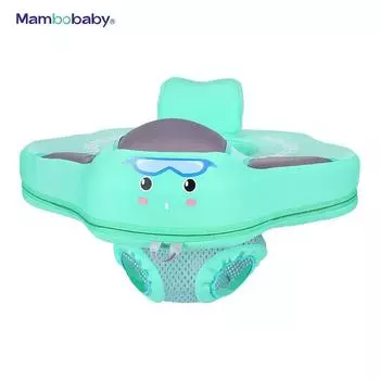 Mambobaby B504 Ненадувное детское сиденье для бассейна, поплавок, летнее плавательное кольцо с защитным сиденьем для детей 3-24 лет sea lion синий