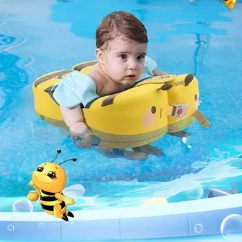 Mambobaby детский поплавок для плавания, ненадувной водонепроницаемый детский поплавок для плавания, кольцо для детей, тренажер для плавания жёлтый