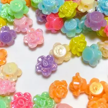 Mami Kobo Acrylic Beads Roses Approximately 12mm Approximately 300 Pieces Handmade Parts Accessory Parts Handicraft Materials DIY Dream Cute Fairy