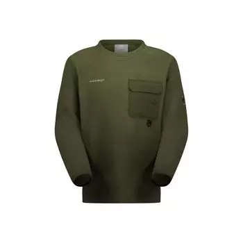 Mammut Moonstone Hybrid Mid Layer Crew Neck Asian Hybrid ML Crew Neck AF L dark marsh Fit/Moonstone 1014-05840