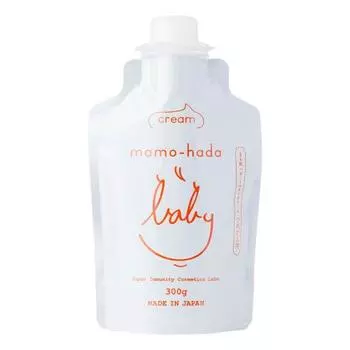 Mamohada Baby Milky Cream, Large Capacity, 300g, Replacement Pouch, Additive-Free, Moisturizing Cream, For Babies, Kids, Moms, Children, Sensitive Ski