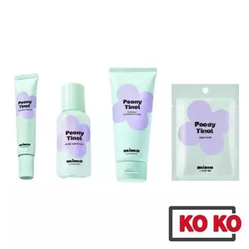 Mamonde [Daiso] Коллекция Peony Tinol для ухода за проблемной кожей и порами (4 типа), Подушечки, очищающая пена, ампула, бальзам Pore Pads 3ea