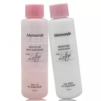 Mamonde Moisture Skin Softener 320ml + Emulsion 320ml/Large Capacity