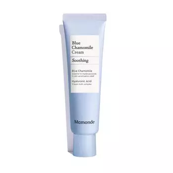 Mamonde Official Mamonde Blue Chamomile Soothing Repair Cream 50 мл Крем с высоким содержанием увлажняющих веществ Базовый уход Увлажняющий блестящий уход за кожей Корейский