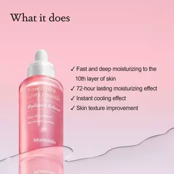 Mamonde - Rose Hydra Glory Ampoule 50ml