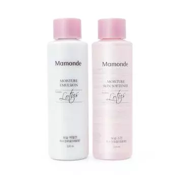 Mamonde Увлажняющий смягчитель кожи 320 мл + Увлажняющая эмульсия 320 мл, набор, 1 шт.
