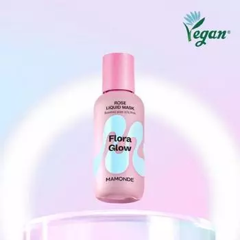 Mamonde [зимний выбор] [эксклюзив] Жидкая маска Mamonde Flora Glow Rose 80 мл + 20 бесплатных подушечек 20