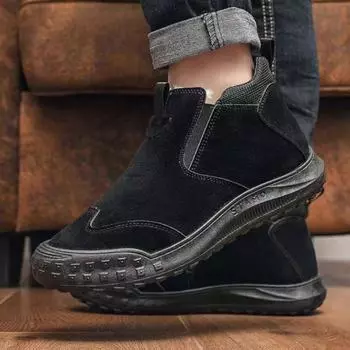 Man Shoes Rubber Casual Footwear High Quality Snow Boots for Men Hot Selling Offer Trendy 2025 Classic Retro Low Price New Y2k 39
