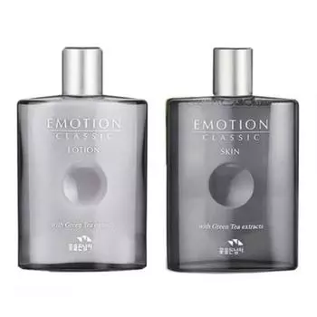 Man with Flowers Emotion Classic лосьон + Skin 160 мл, 1 набор
