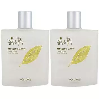 Man with Flowers Homme Skin 140 мл x 2