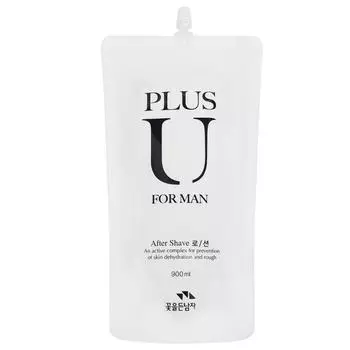 Man with Flowers Plus u Мужской лосьон большой емкости, сменный блок, 900 мл, 2 шт.