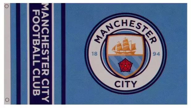Manchester City City Официальный флаг WM FC. город(Манчестер Сити) (Манчестер ФК) 15291см
