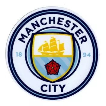 Манчестер Сити (В) эмблема наклейка (L размер) [st239]