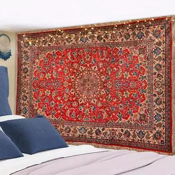 Мандала Гобелен Настенный Пляжный Коврик Одеяло Психоделический Матрас Бохо Шаль Для Йоги Коврик Спальня Гостиная Декор Tapiz 100X75CM