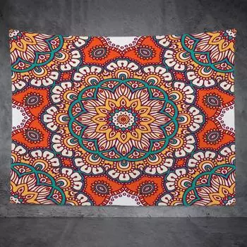 Мандала подвесная ткань украшение дома живопись изголовье стены ковер спальня настенная живопись Мандала гобелен 75*75