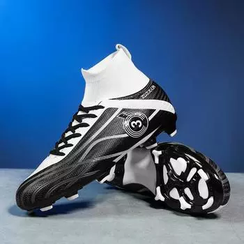 Mandarin duck 31-48 football shoes boys, primary and secondary school students, children, adult games, training shoes, long nails, broken nails 31
