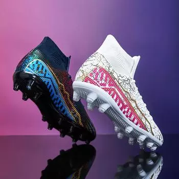 Mandarin duck football shoes men s broken nails AG long nails youth children s sports shoes boys primary school students training shoes 35