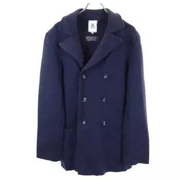 Mando Made in Japan wool Knit jacket 38 Navy Men s Used