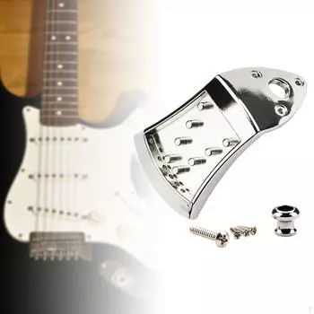 Мандолина струнодержатель музыкальные инструменты аксессуары прочные с крепежом пластина для струн на 8