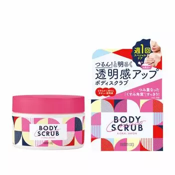 MANDOM Chiaco Скраб для тела Цветочное мыло 200 г (х 1)