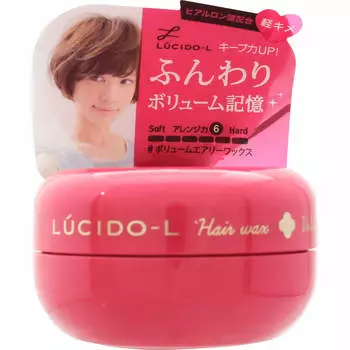 Mandom Lucid L Lucid elle #Volume Airy Wax Mini Model 20G Другие воски для волос Средства для укладки Нанесите небольшое количество продукта между пальцами и