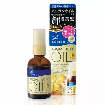 Mandom Oil Treatment EX Hair Repair Oil x set treatment [Set sale] Lucido-L (60mL) 6-piece Non-rinse