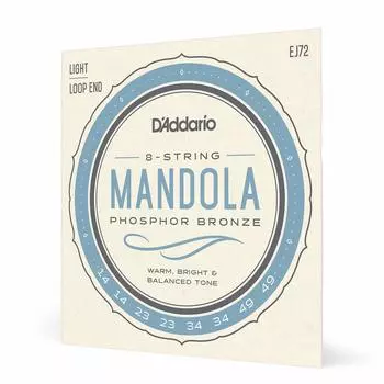 Mandora String фосфорная бронза светлая EJ72 D Addario .014-.049 []