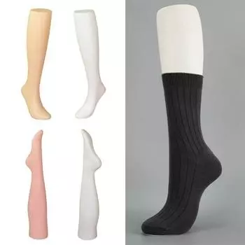 Манекен для ног, женская модель носков, модель для демонстрации носков до колен, манекен для ног человека, стоящая форма для демонстрации носков обуви D