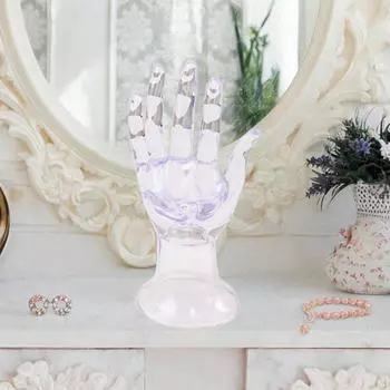 Манекен для рук, модель кольца, подставка для дисплея, органайзер для ювелирных изделий для туалетного столика чистый