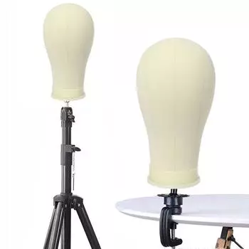 Манекен Голова Блок Парик Голова Холст Манекен Голова Парик Для Париков С Кружевом Изготовление Подставки Для Парика Держатель Салон 22inch