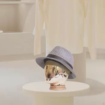 Манекен Голова Держатель для Шляпы Стойка Для Хранения Шапок Подставка Для Шляп для Солнцезащитных Очков Торговый Центр Стиль Argent