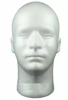 Манекен-голова Fuji Interior Mannequin Head, легкая демонстрационная модель, подставка, белый цвет