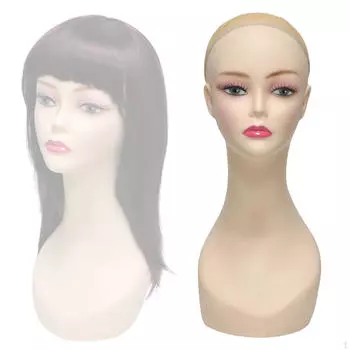 Манекен голова манекен бюст парик демонстрационный стенд ювелирные изделия дисплей для ожерелья красота
