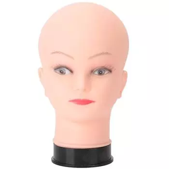 Манекен Голова Модель Лысый Манекен Кукольная Голова Обучение Мягкий Парик Очки Демонстрационная Голова