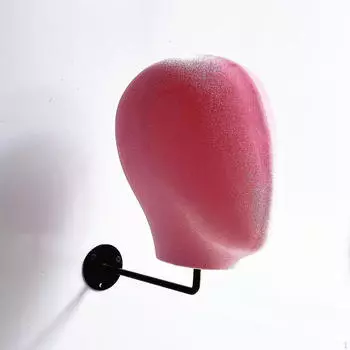 Манекен-голова настенное крепление для хранения накладок для волос экономит место простая в использовании стойка для показа шляп