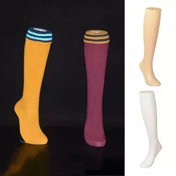 Манекен ноги женский носок демонстрационная модель чулок до колена манекен человеческая нога стоящая B