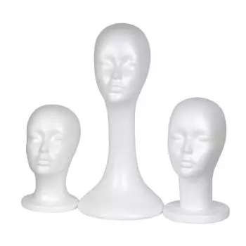 Манекен женский шея голова модель волосы шляпа парик очки стенд дисплей One Size