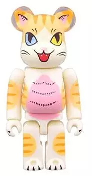 Манеки Негора Разноглазый Медвежий кирпич BE@RBRICK 100%