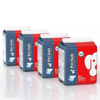 Манеры брюки для подгузников джинсы предотвращает предотвращает женский этикет в комплекте с хвостом 4 упаковки всего 32 штуки XS собаки, одежда для девочек, выкройка, синий