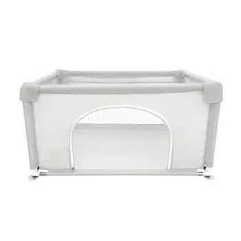 Манеж Hugmuu компактный 120 см 70 см прямоугольник Меньший сетчатый круг с дверью Игровая площадка Отдельностоящие детские ворота Детское ограждение Противоскользящее моющееся Моющееся детское