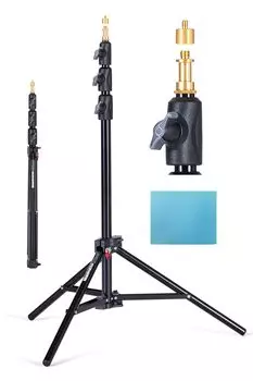 Manfrotto Алюминиевая мини-компактная стойка AC 211 см Ткань для очистки в комплекте JP A00023BMS