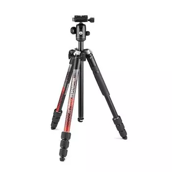 Manfrotto Aluminum Tripod Kit Manfrotto Element MII 4-tier (Red) MKELMII4RD-BH