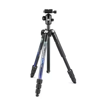 Manfrotto Element MII Aluminum Tripod Kit Blue MKELMII4BL-BH [4 tiers]