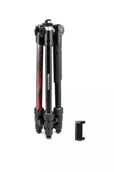 Manfrotto Smartphone clamp included Element MII Aluminum tripod kit RD Maximum height 160cm Storing height Weight Load capacity 8kg Twist lock