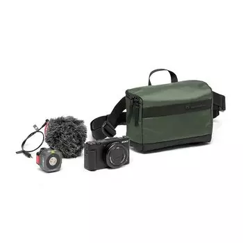Manfrotto waist bag sling internal partitions can be inner case is can be used as an everyday MB bag, customized, removable, bag, MS2-WB темно-зеленого