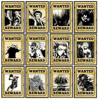 Манга аниме хотел винтажный холст плакат убийца демонов настенная живопись с принтом картина для гостиной домашний декор куадрос живопись 21cm30cm NoFrame